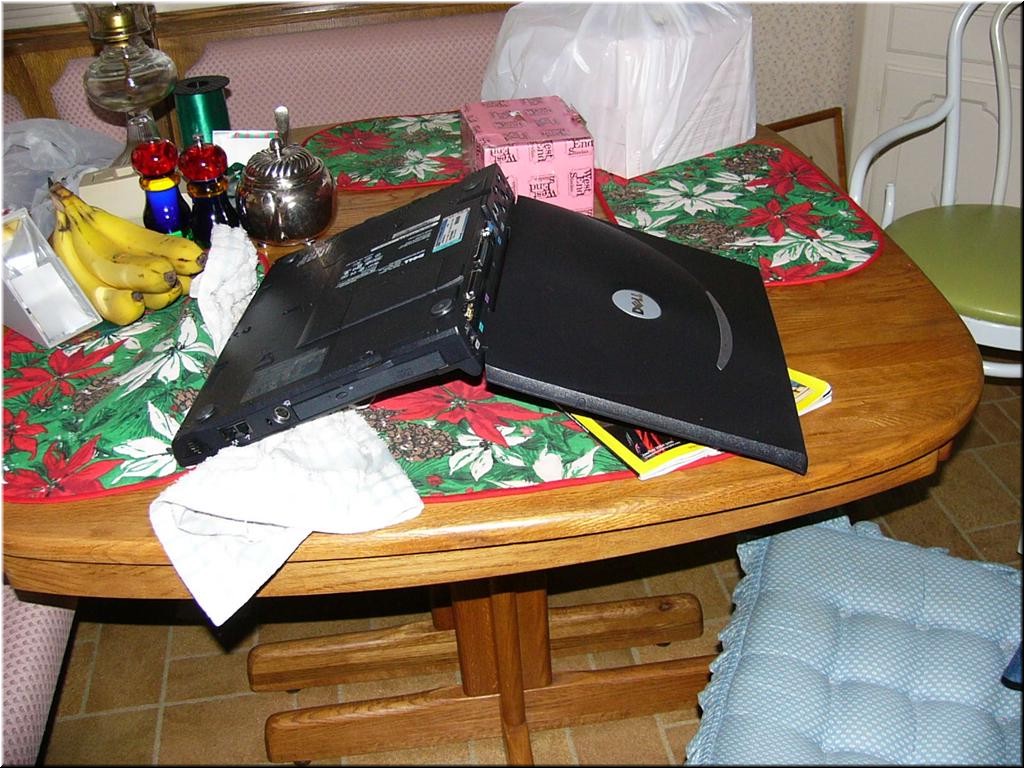 12-25-03RoofLeakIntoLaptop (Large).JPG